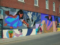 Market Ave. mural