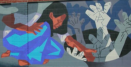 student and hands