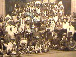 Wild West show cast