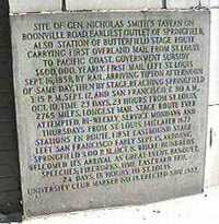 Butterfield Stage marker