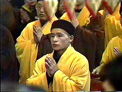 Monks in prayer